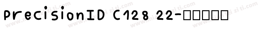 PrecisionID C128 22字体转换